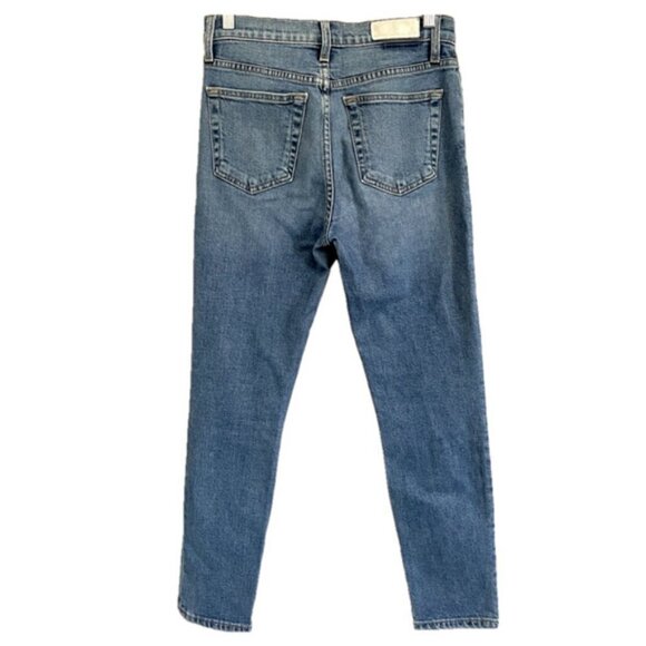 RE/DONE Levi's High Rise Ankle Crop Jeans - 28", made in the USA 🇺🇸 - Picture 12 of 14